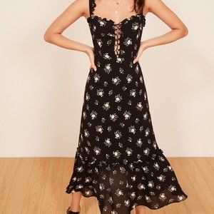 Reformation Naples Dress black size 4 small